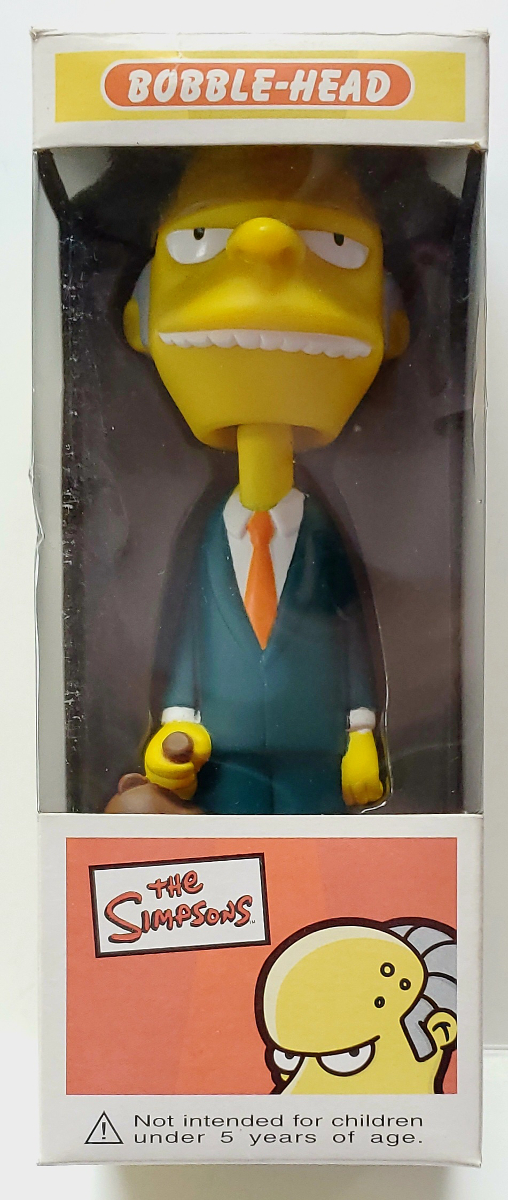 The Simpsons Mr. Burns Wacky Wobbler Bobblehead from Funko 1