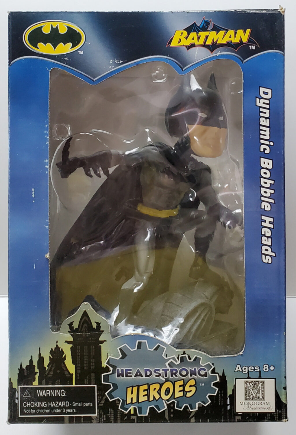 MIB Warner Bros Batman Resin Headstrong Heroes Bobblehead 1