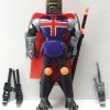 1990 Bandai Tacky Stretchoid Warriors Goldblaster Figure with Stand 1