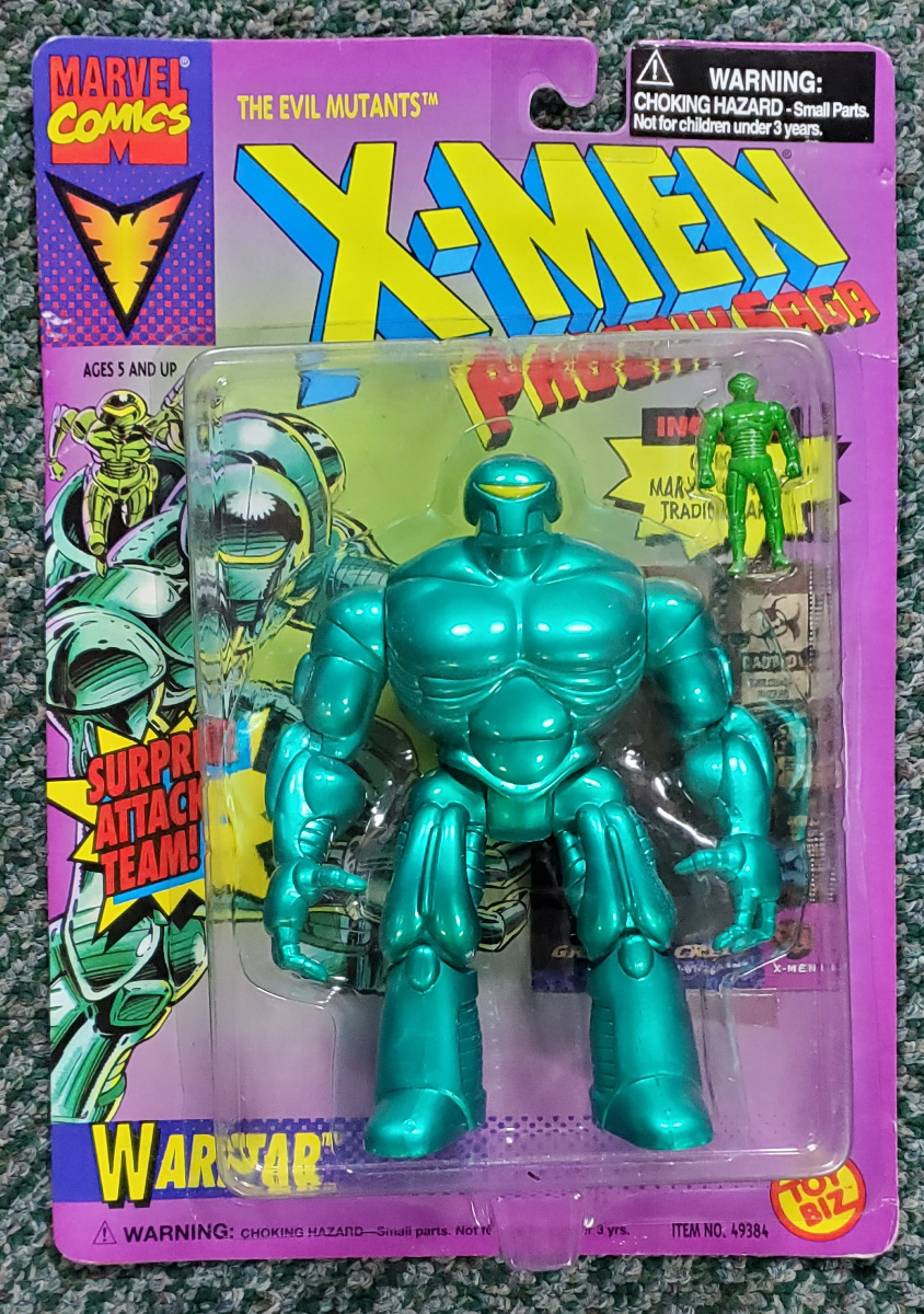 Toy Biz X-Men Warstar Action Figure: Mint on Card 1