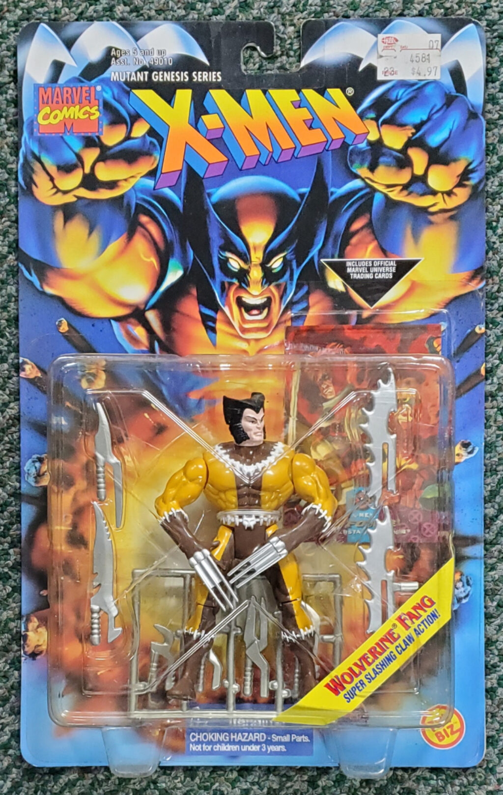 Toy Biz X-Men Wolverine Fang Action Figure: Mint on Card 1