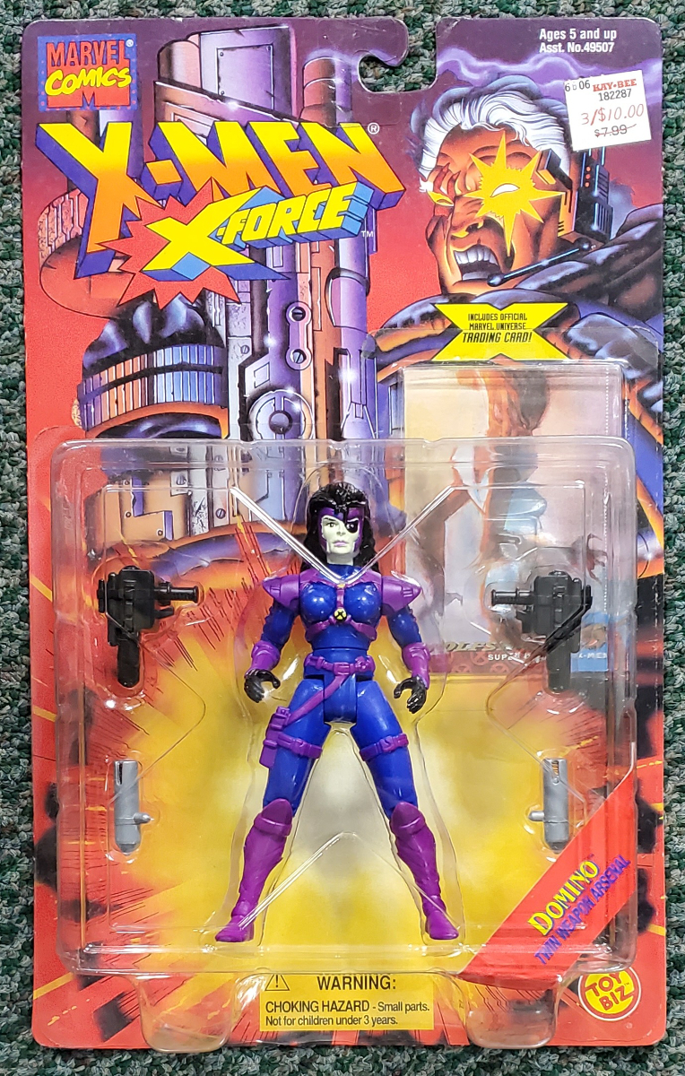 Toy Biz X-Men Domino Action Figure: Mint on Card 1