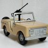 1960's Buddy L Pressed Steel Desert Rats Colt Jeep with Gun 2
