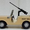 1960's Buddy L Pressed Steel Desert Rats Colt Jeep with Gun 3