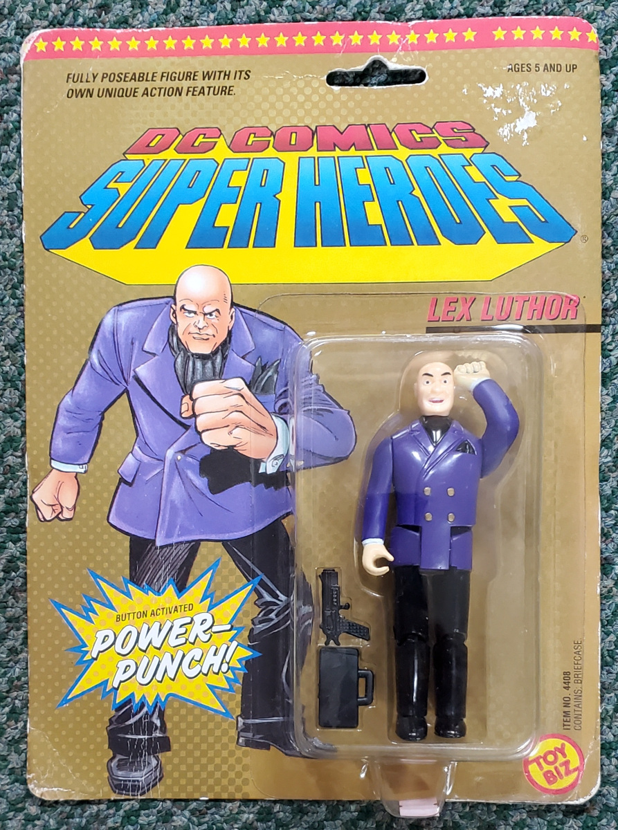 Toy Biz DC Comics Super Heroes Lex Luthor Action Figure: Mint on Card 1
