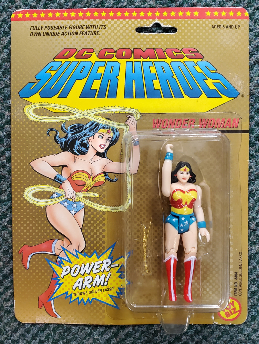 Toy Biz Dc Comics Super Heroes Wonder Woman Action Figure Mint On Card The Toys Time Forgot