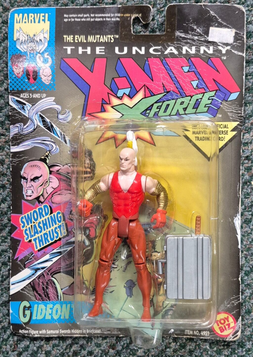 Toy Biz Uncanny X-Men X-Force Gideon Action Figure: Mint on Card 1