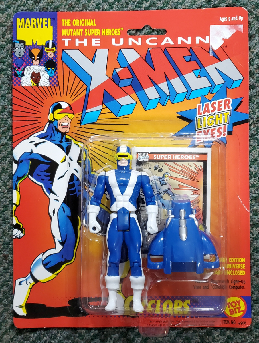 Toy Biz Uncanny X-Men Cyclops Action Figure: Mint on Card 1