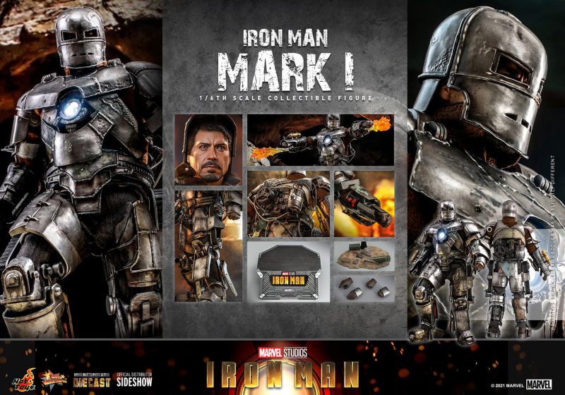 Hot Toys Iron Man Mark I Diecast 1:6 Scale Figure 3