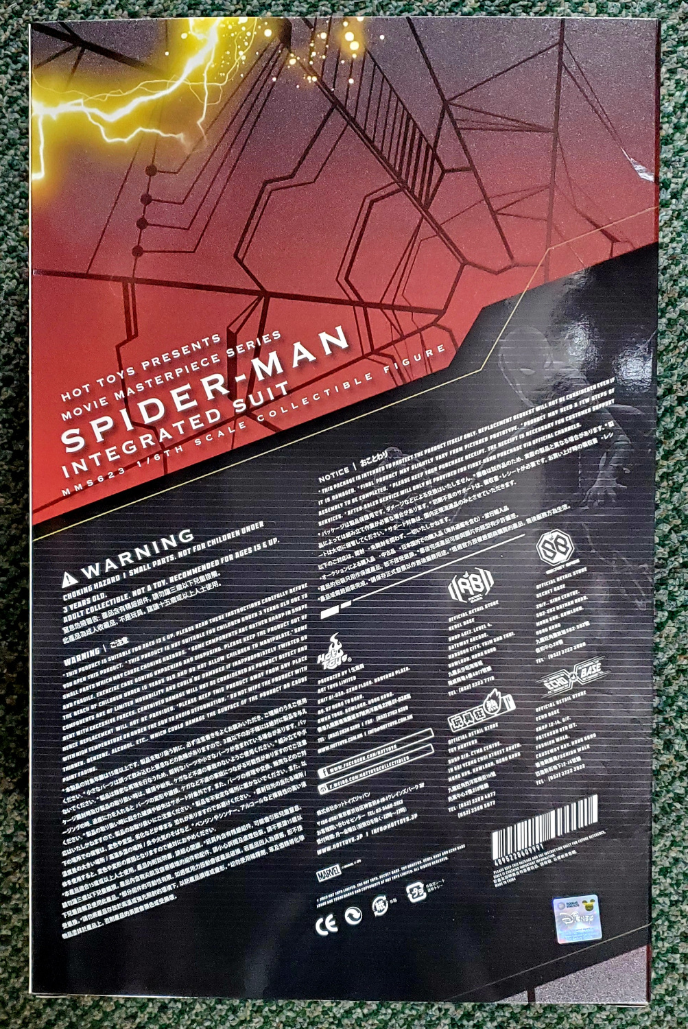 Hot Toys - Spider-Man Integrated Suit - Marvel's Spider-Man: No Way Home  figurine Movie Masterpiece 1/6 Figurine