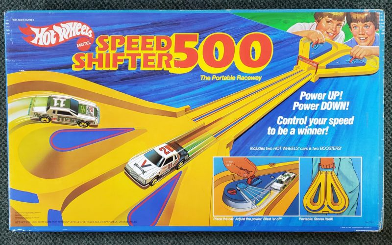 1983 Mattel Hot Wheels Speed Shifter 500 Portable Raceway in Factory Sealed Box 1