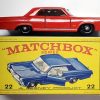 Mint 1964 Matchbox 22-C Pontiac GP Coupe in Original Box 2
