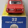 Mint 1964 Matchbox 22-C Pontiac GP Coupe in Original Box 5