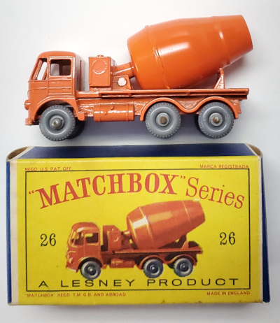 Mint 1961 Matchbox 26-B Foden Cement Lorry in Mint Original Box 1