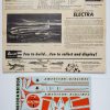 1957 Revell American Airlines Lockheed Turboprop Electra Passenger Plane Model Kit: Complete & Unbuilt 7