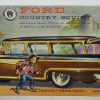 1957 Revell Ford Country Squire Station Wagon Model Kit: Complete & Unbuilt 1