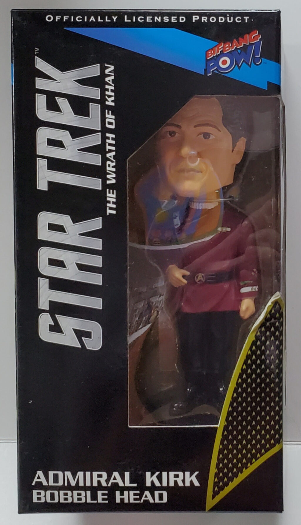 Star Trek Admiral Kirk Talking Bobble Head from Bif Bang Pow! 1