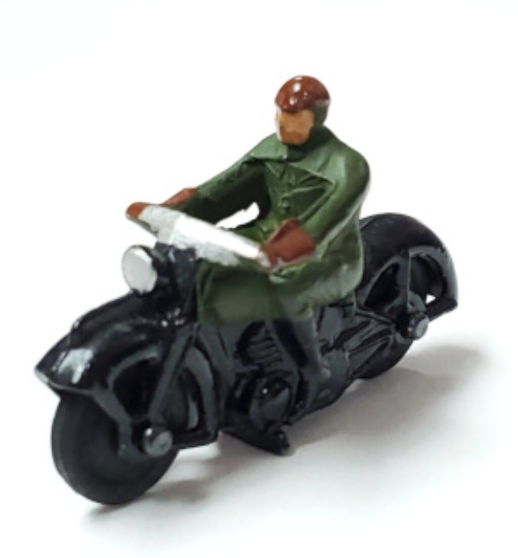1952 Dinky Toys #37A Civilian Motorcyclist : Mint Condition 7
