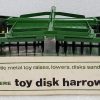 1950's ERTL Die Cast John Deere Toy Disk Harrow with Box 5