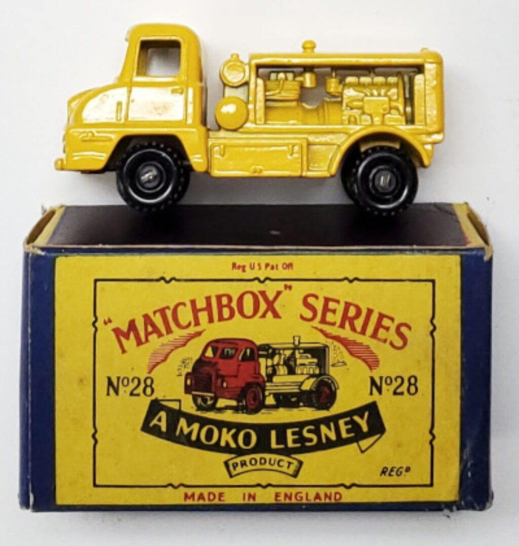 Mint 1959 Matchbox 28-B Thames Trader Compressor Truck in Original Box 1