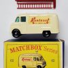 Mint 1963 Matchbox 62B Commer Rentaset Van Complete in Original Box 1