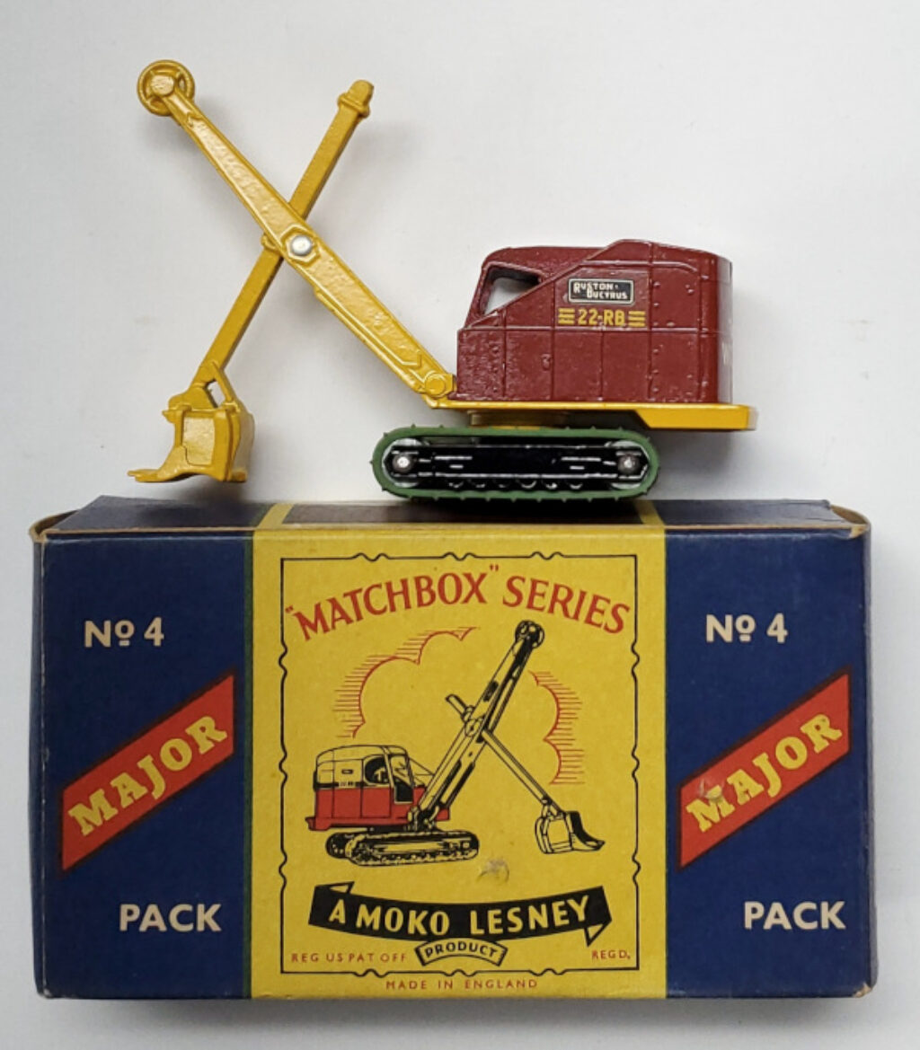 Mint 1960 Matchbox M4 Ruston Bucyrus in Original Box 1