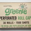 1958 Mattel Greenie Perforated Roll Caps in 1500 Shots Box - Factory Sealed 1