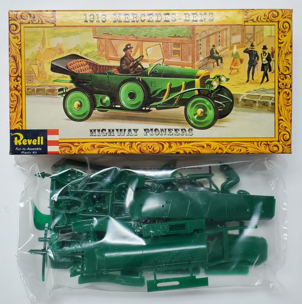 Vintage 1960 Revell Highway Pioneers 1913 MercedesBenz Model Kit