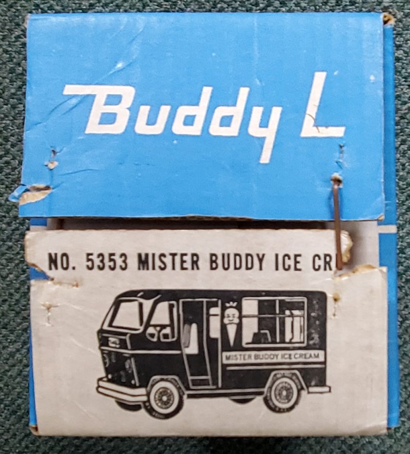 1964 Buddy L Mister Buddy Ice Cream Van Pressed Steel Truck in Box 5