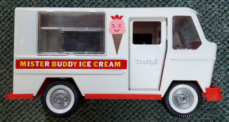 1964 Buddy L Mister Buddy Ice Cream Van Pressed Steel Truck in Box 7