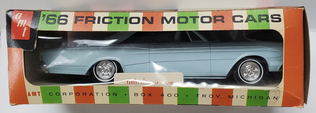 AMT 1966 Friction Motor Ford Galaxie Hardtop Dealer Promo Car: Mint in Box 2