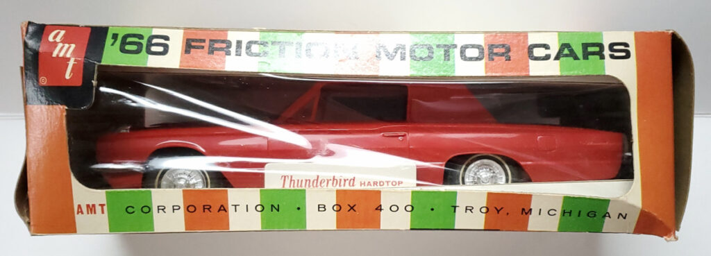 AMT 1966 Friction Motor Ford Thunderbird Hardtop Dealer Promo Car: Mint in Box 1