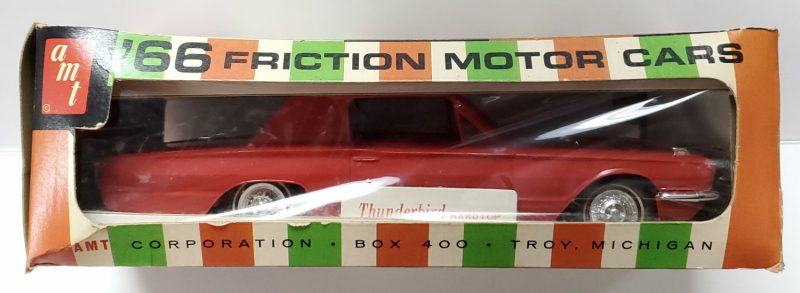 AMT 1966 Friction Motor Ford Thunderbird Hardtop Dealer Promo Car: Mint in Box 2