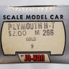 Jo-Han Motorized 1966 Plymouth Fury III Scale Model Dealer Promo Car in the Box 13