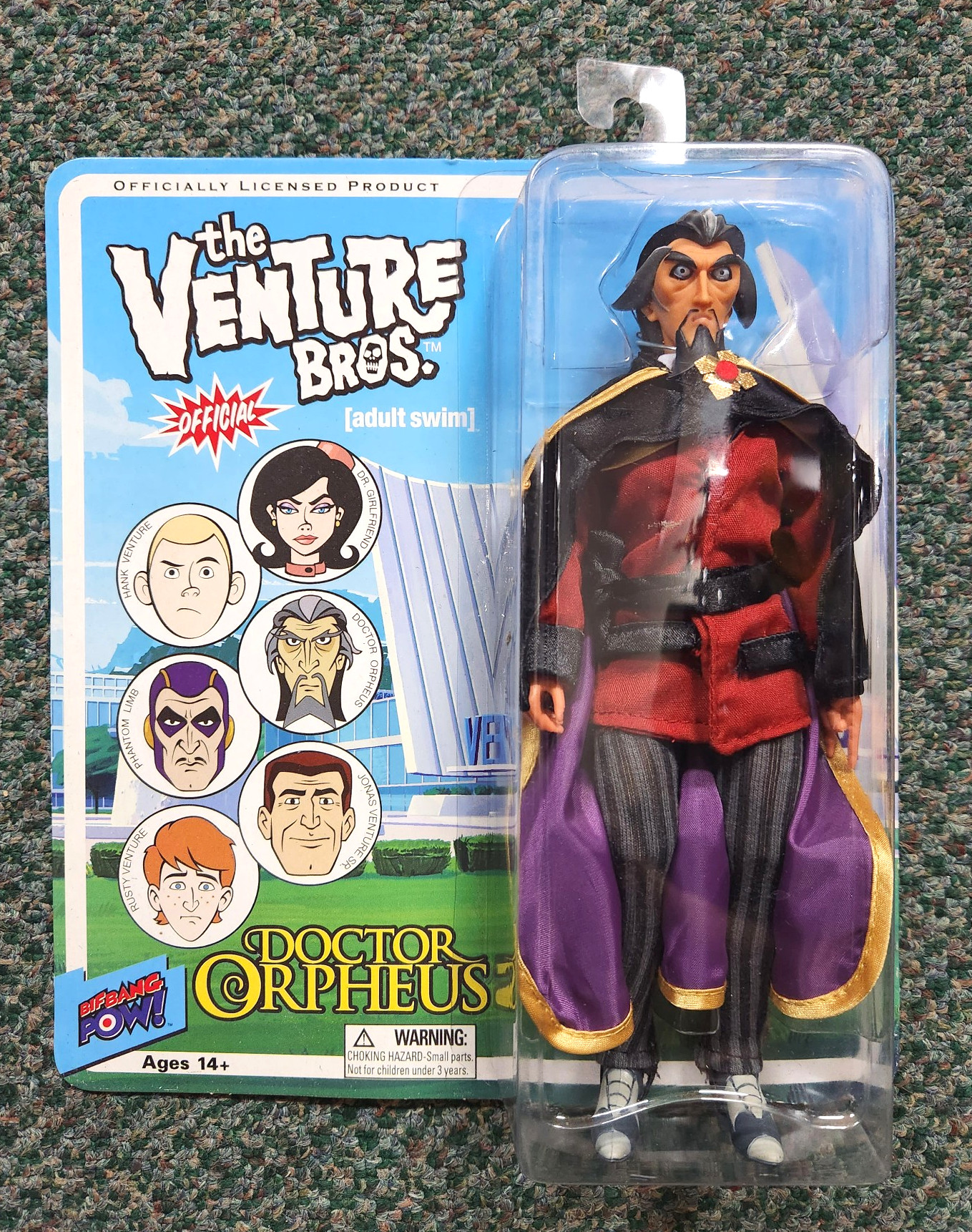 MOC Bif Bang Pow! The Venture Bros. Doctor Orpheus Figure: Sealed