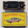 Mint 1963 Matchbox 22B Vauxhall Cresta Copper Bronze with Gray Plastic Wheels in Original Box 2
