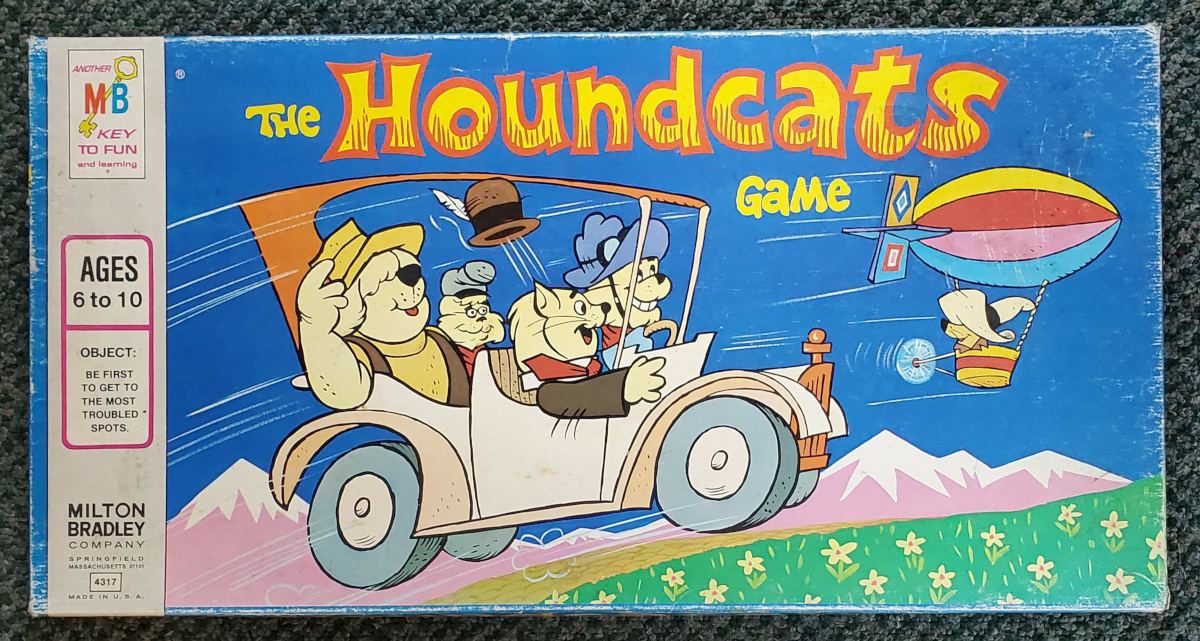 1973 The Houndcats Game by Milton Bradley 1