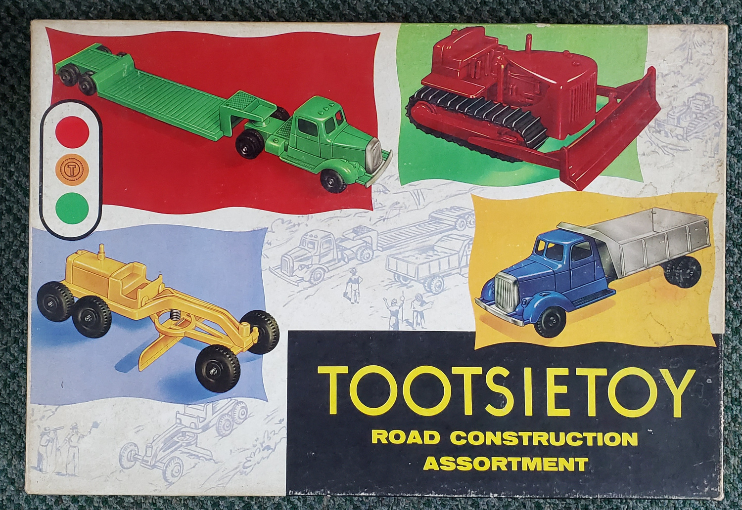 1956 Tootsietoy No. 6000 Road Construction Assortment in the Box 1