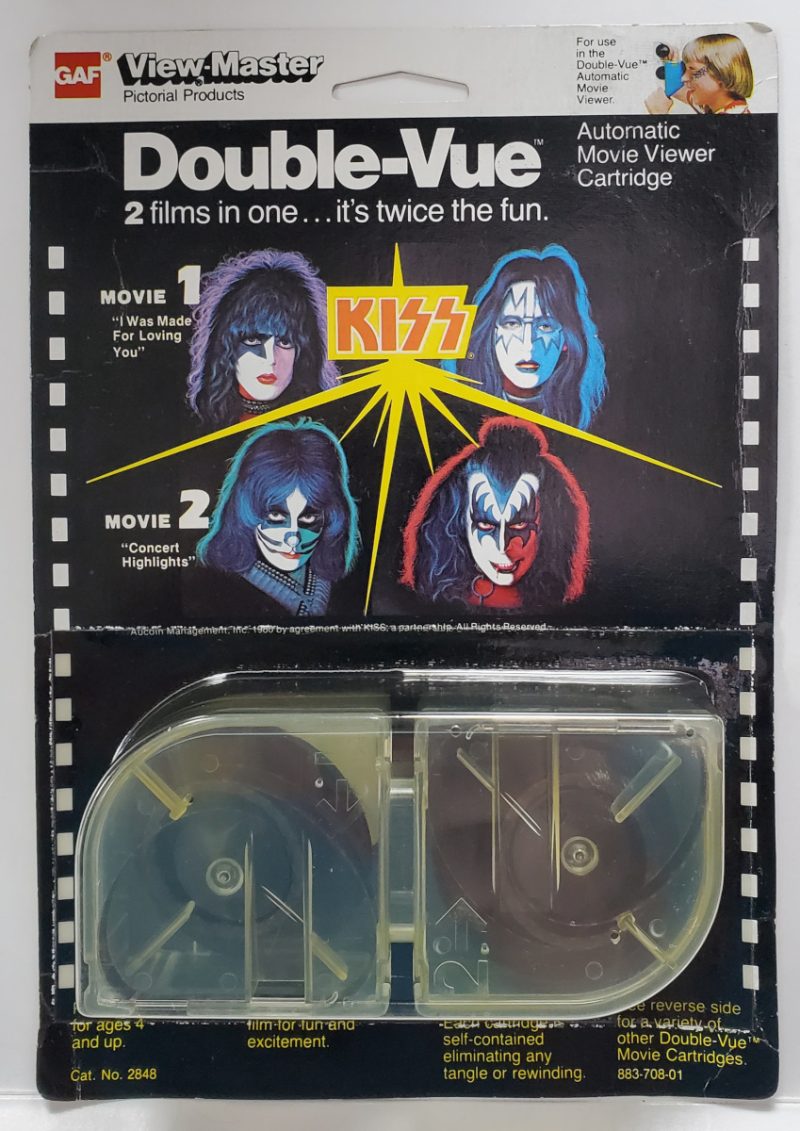 1978 KISS GAF View-Master Double-Vue Movie Viewer Cartridge - Factory Sealed 1