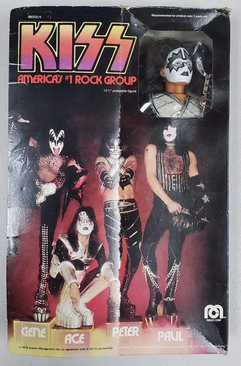 1978 Mego KISS 12" Ace Frehley Doll in Uncut Original Box 1