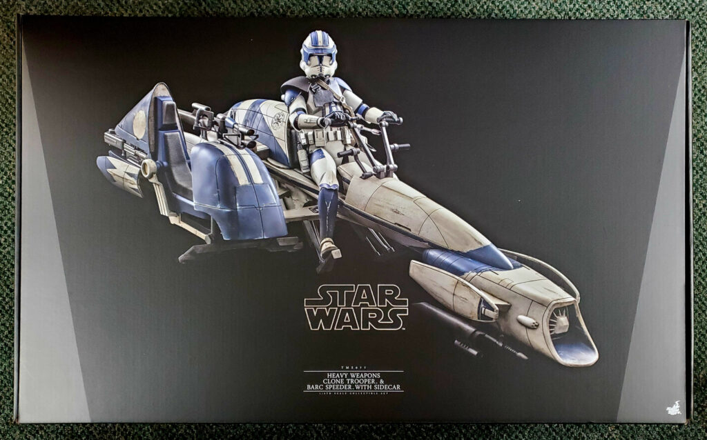 Hot Toys Star Wars The Clone Wars Heavy Weapons Clone Stooper on BARC Speeder with Sidecar 1:6 Scale Figure 1