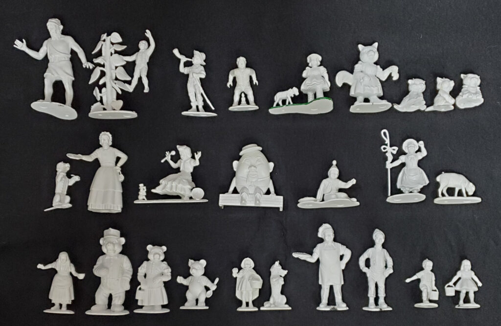 1962 Marx 60mm Fairy Tale Characters Complete Set of 26 1