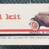 Vintage 1975 Gabriel Ford Model A Victoria 1:20 Scale Metal Model Kit in Box 4