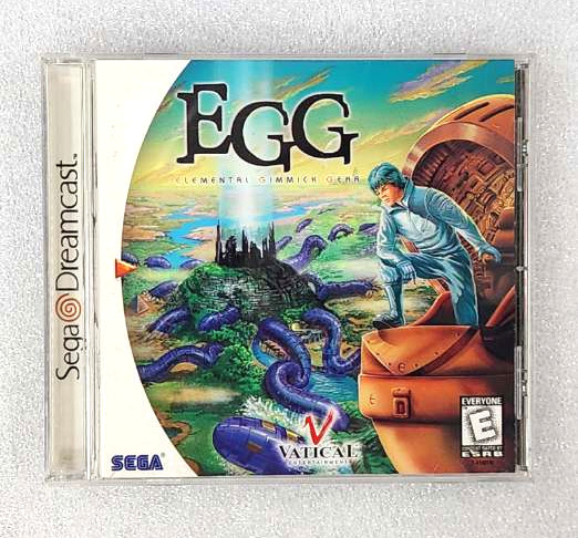 1999 Sega Dreamcast Vatical Entertainment EGG (Elemental Gimmick Gear) Video Game Complete in Case