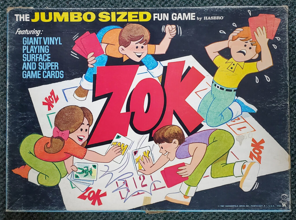 1967 Zok Jumbo-Sized Fun Game by Hasbro 1