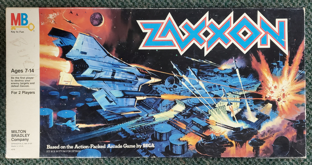 1982 Zaxxon Board Game by Milton Bradley 1