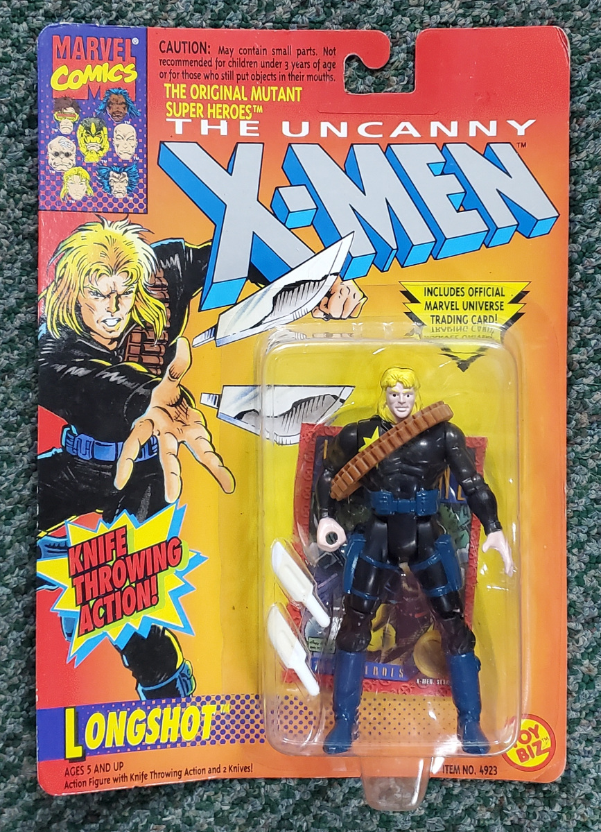 Toy Biz Uncanny X-Men Longshot Action Figure: Mint on Card 1