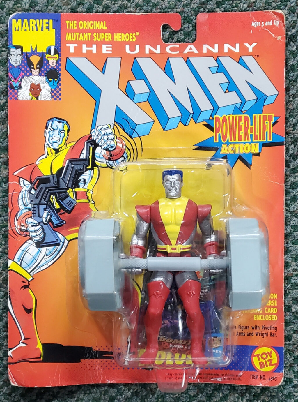 Toy Biz Uncanny X-Men Colossus Action Figure: Mint on Card 1