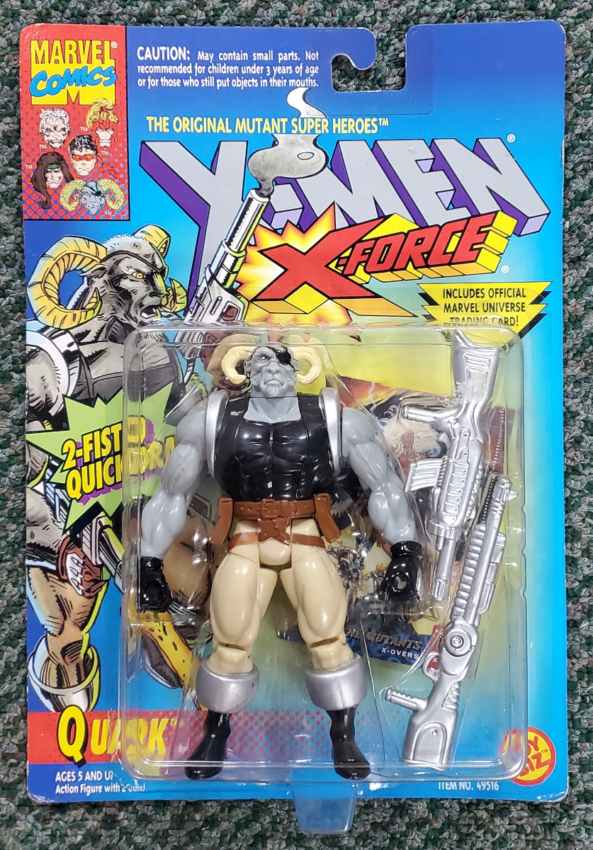 Toy Biz 1994 X-Men X-Force Quark Action Figure: Mint on Card 1