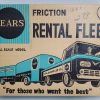1962 Japan Friction Tin Litho Sears Rental Fleet Truck Set in the Box 2